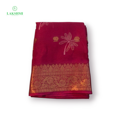 Samaira Semi Dola Silk 6 Yards - 27080