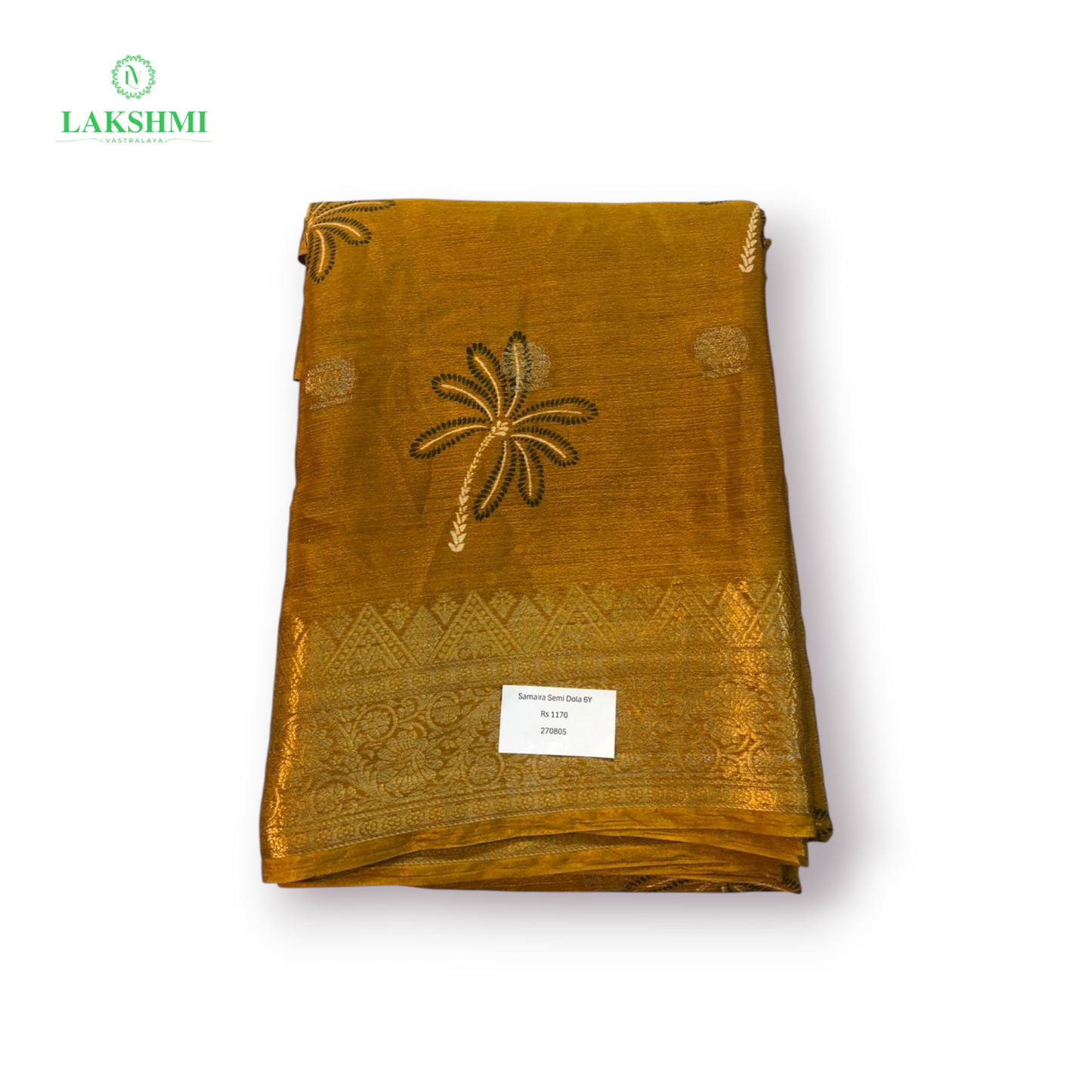 Samaira Semi Dola Silk 6 Yards - 300805