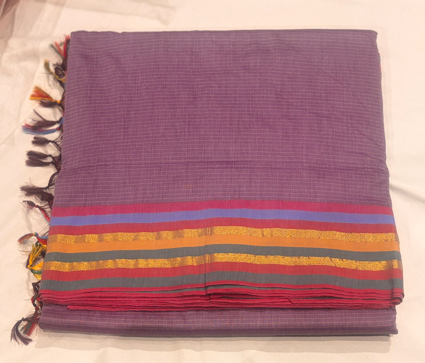 Kalyani cotton 11 yards designer border