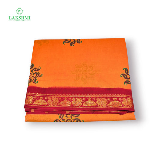Mudra Handblock Sungudi 10.5Yards - 050552