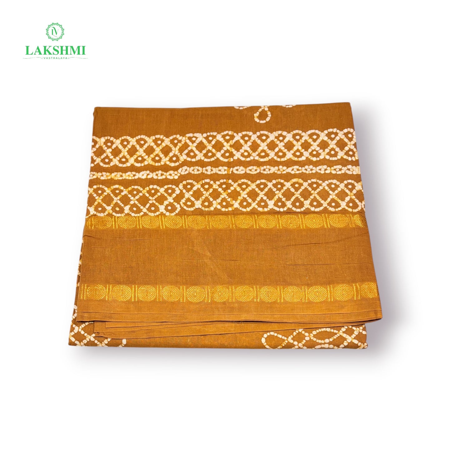 Saradha 120's Count Sungudi Cotton 10.5 Yards - Retta Petta Border