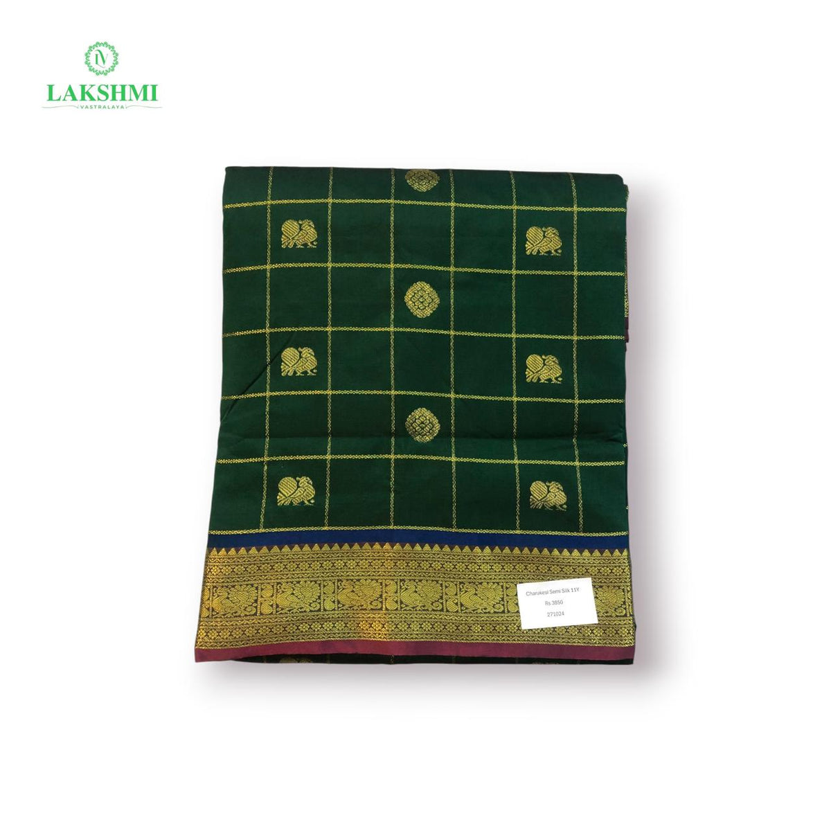 Charukesi Semi Silk 11+ Yards - 271024