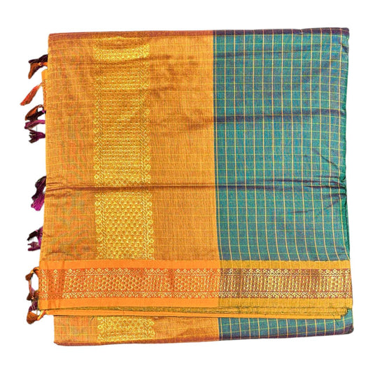 KALYANI COTTON SEMI GRAND 11 YARDS