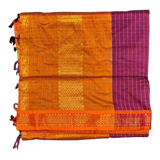 KALYANI COTTON SEMI GRAND 11 YARDS