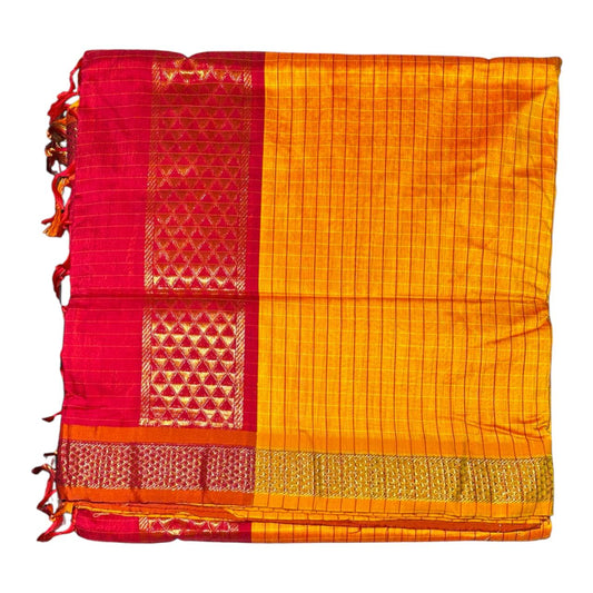 KALYANI COTTON SEMI GRAND 11 YARDS