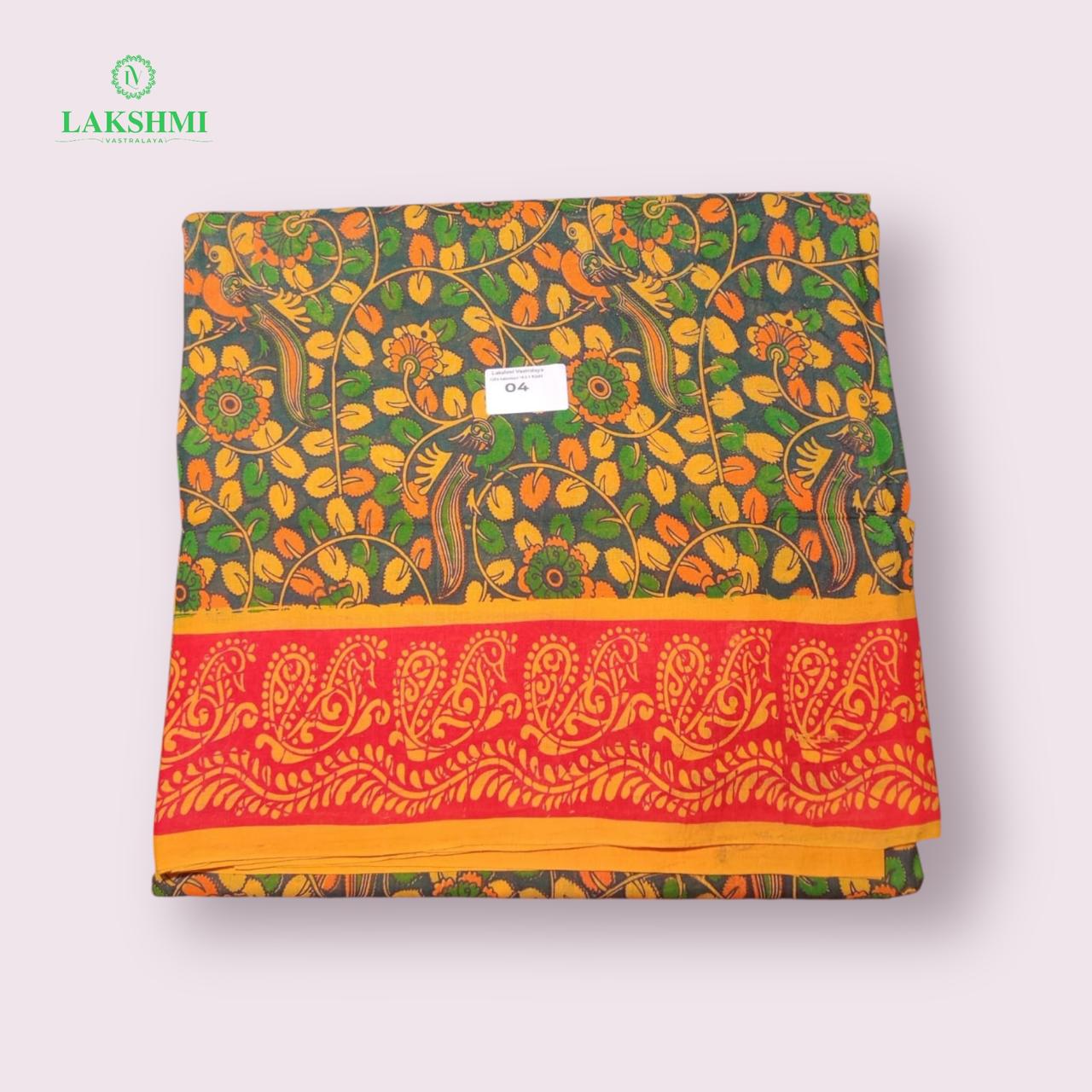 120's Kalamkari 10.5 Yards No 04