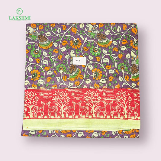 120's Kalamkari 10.5 Yards No 02