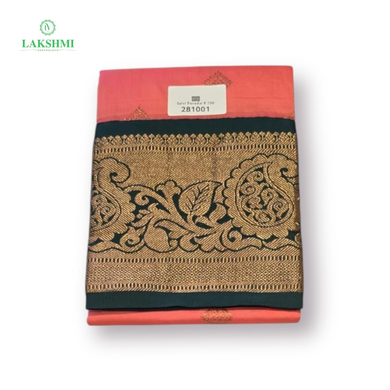 Selvi 35" 7-9Y  Semi Silk Pavadai 281001