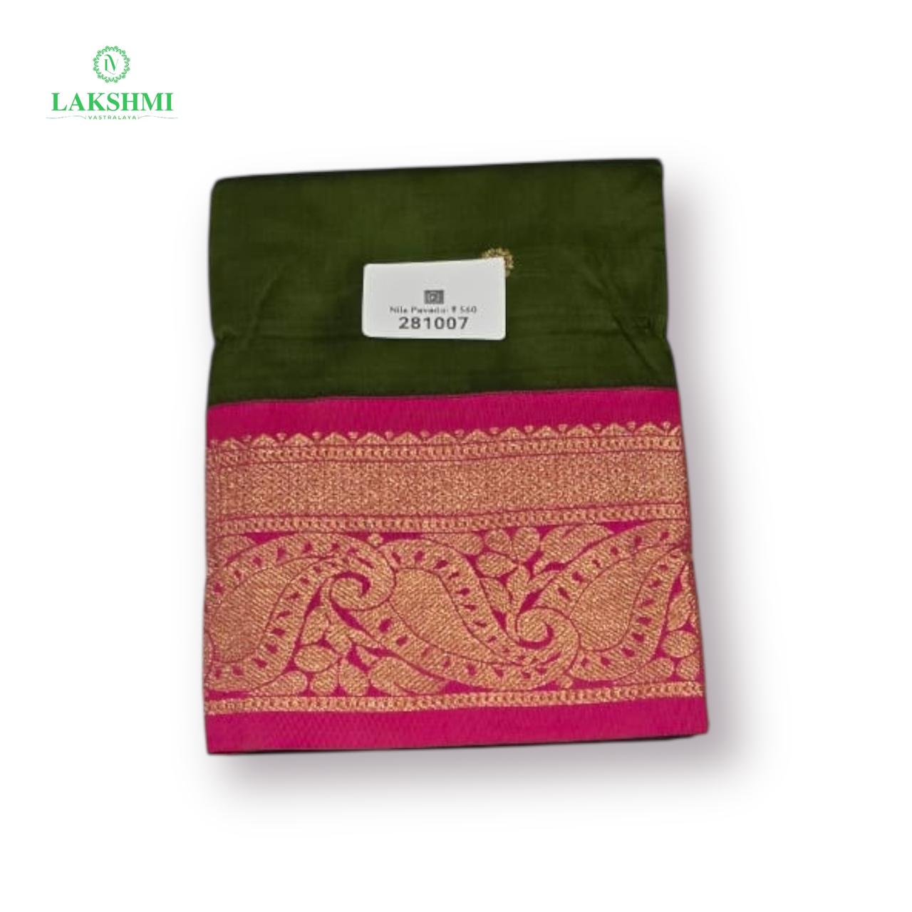 Nila Semi Silk Pavadai 281007