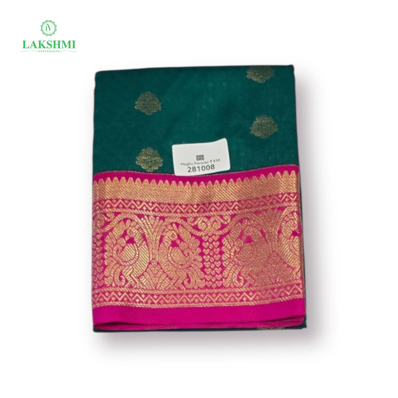 Megha 37" 7-10YSemi Silk Pavadai 281008