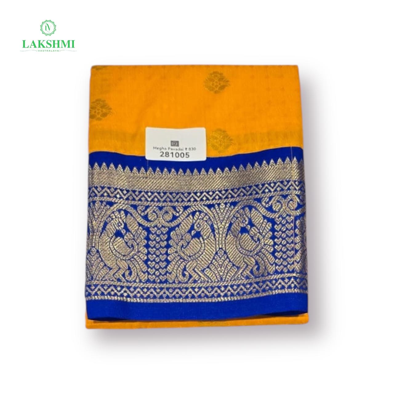 Megha 37" 7-10YSemi Silk Pavadai 281005