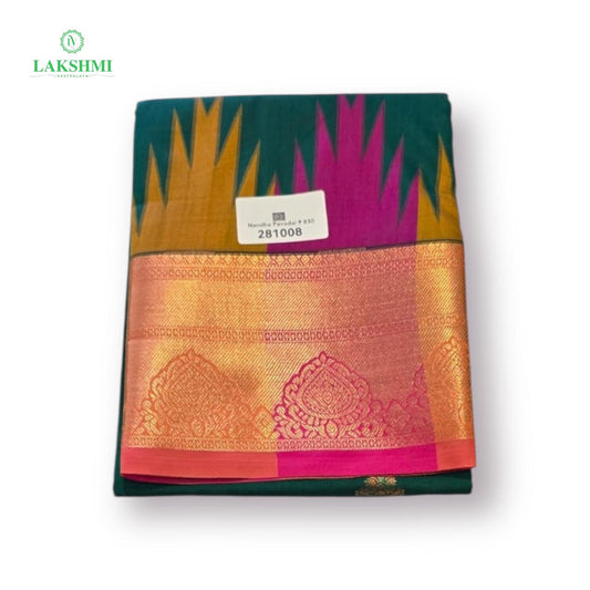 Nandha 39" 10-12 Y Semi Silk Pavadai 281008