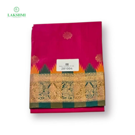 Malar 26" 4-6Y Semi Silk Pavadai 281004