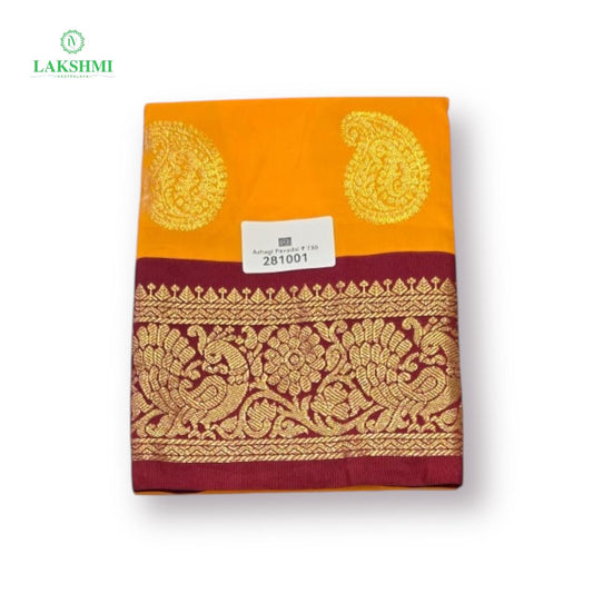 Azhagi 36" 7-10Y Semi Silk Pavadai 281001