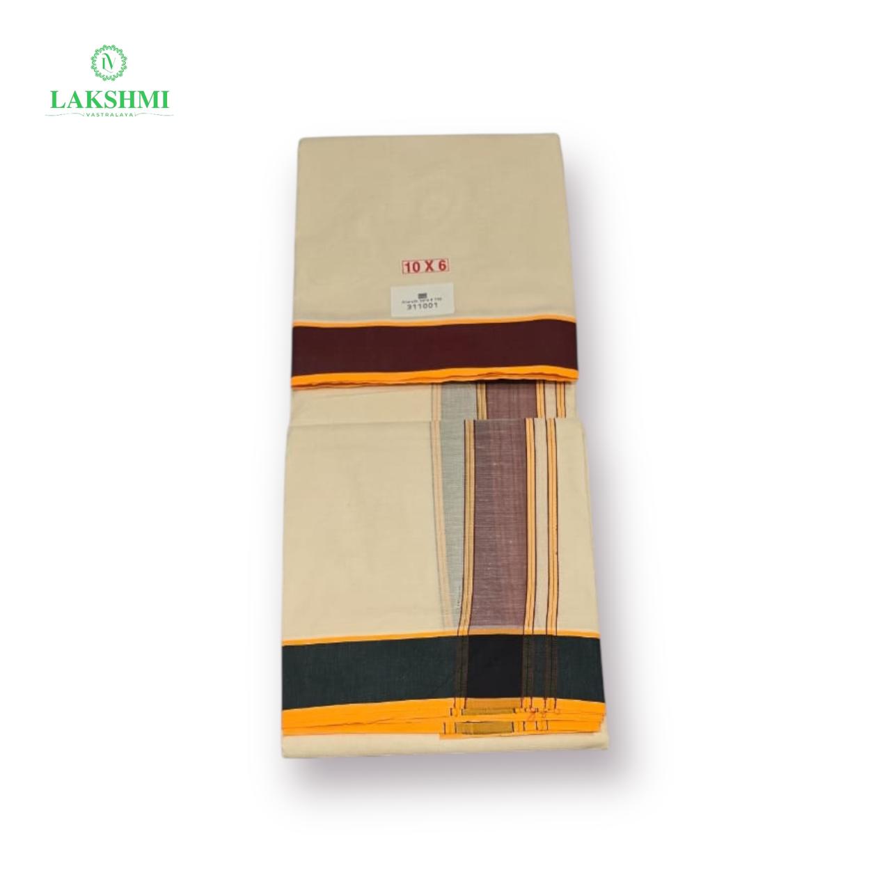 10*6 Unbleached Double Border Cotton