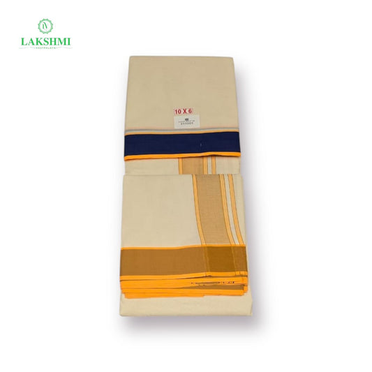 10*6 Unbleached Double Border Cotton