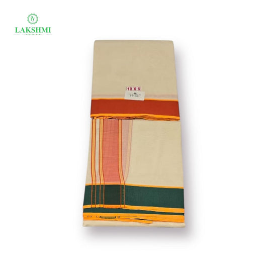 10*6 Unbleached Double Border Cotton