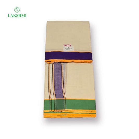 10*6 Unbleached Double Border Cotton