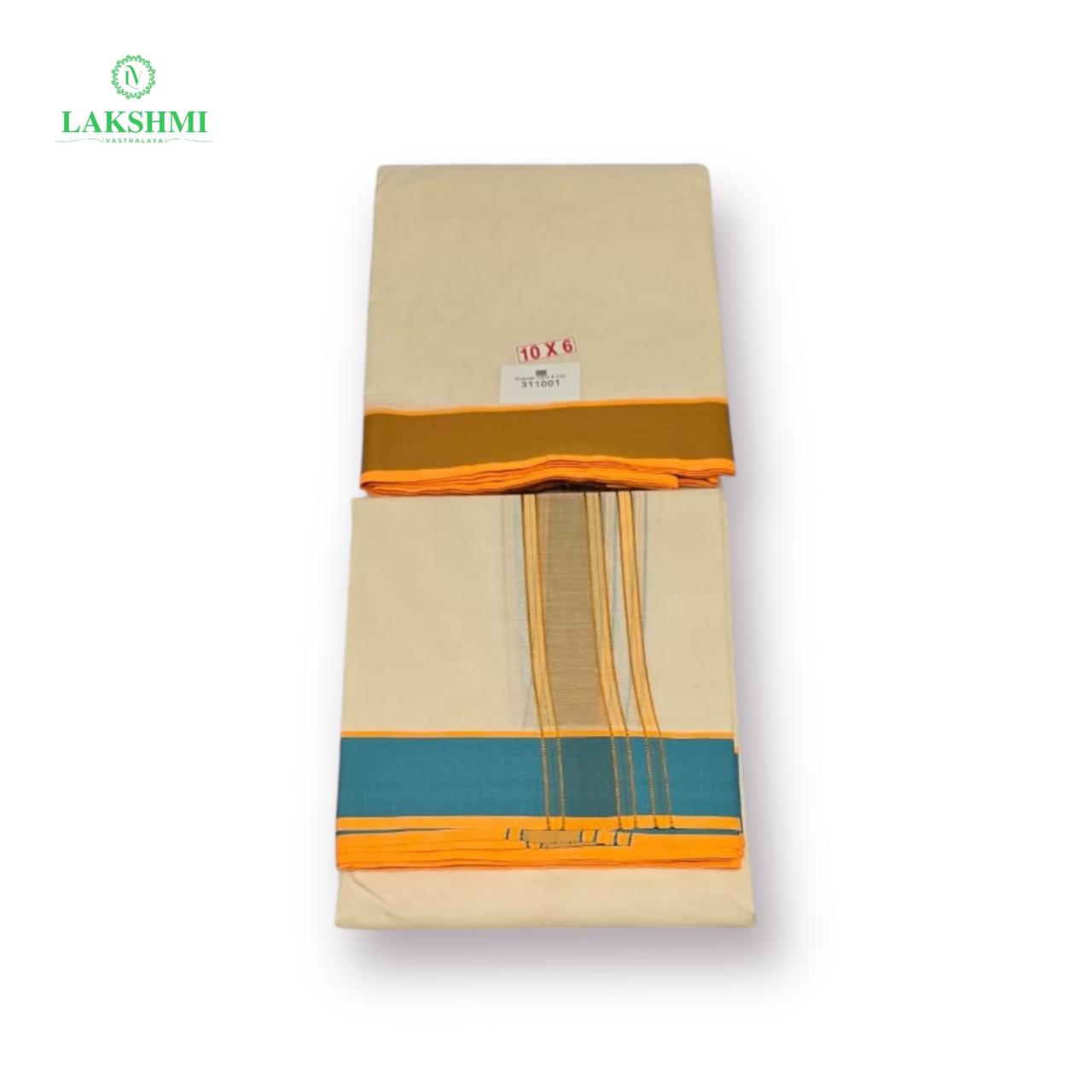 10*6 Unbleached Double Border Cotton