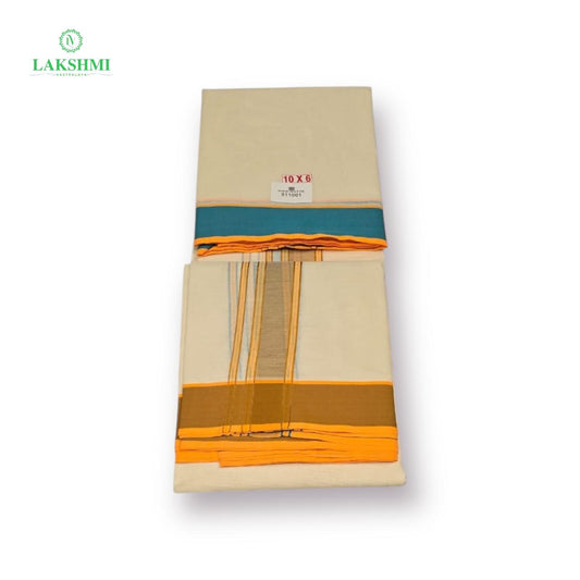 10*6 Unbleached Double Border Cotton