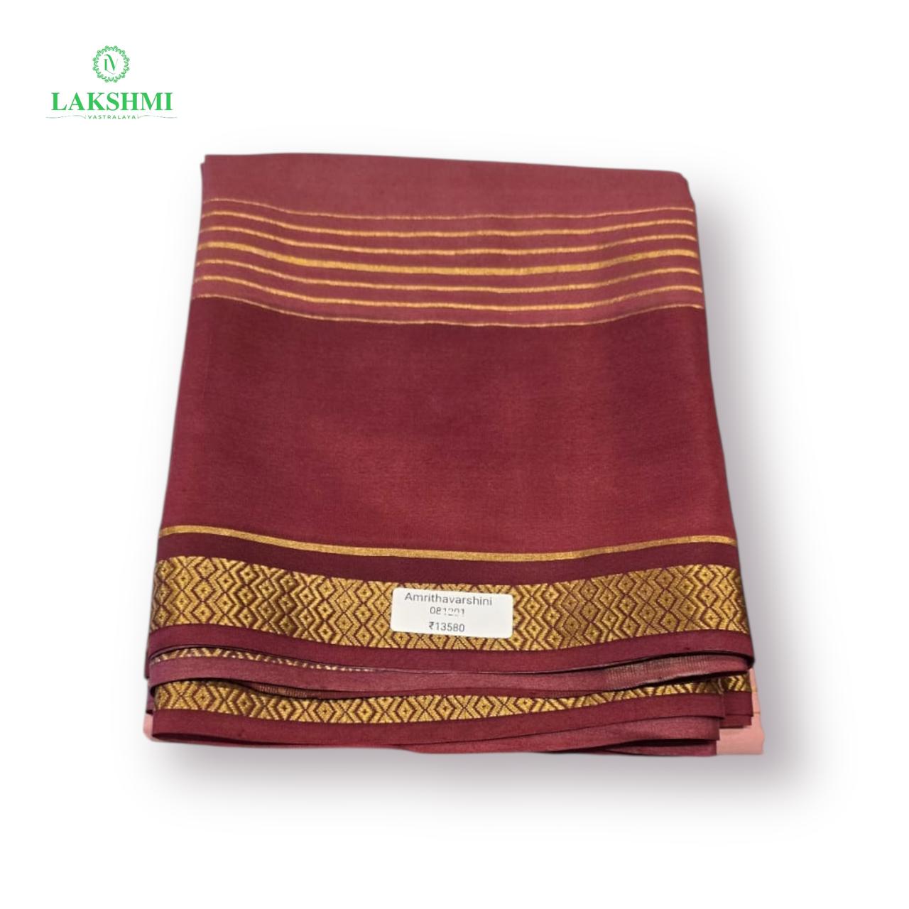 Amrithavarshini Pure Mysore Silk 6Y - 081201