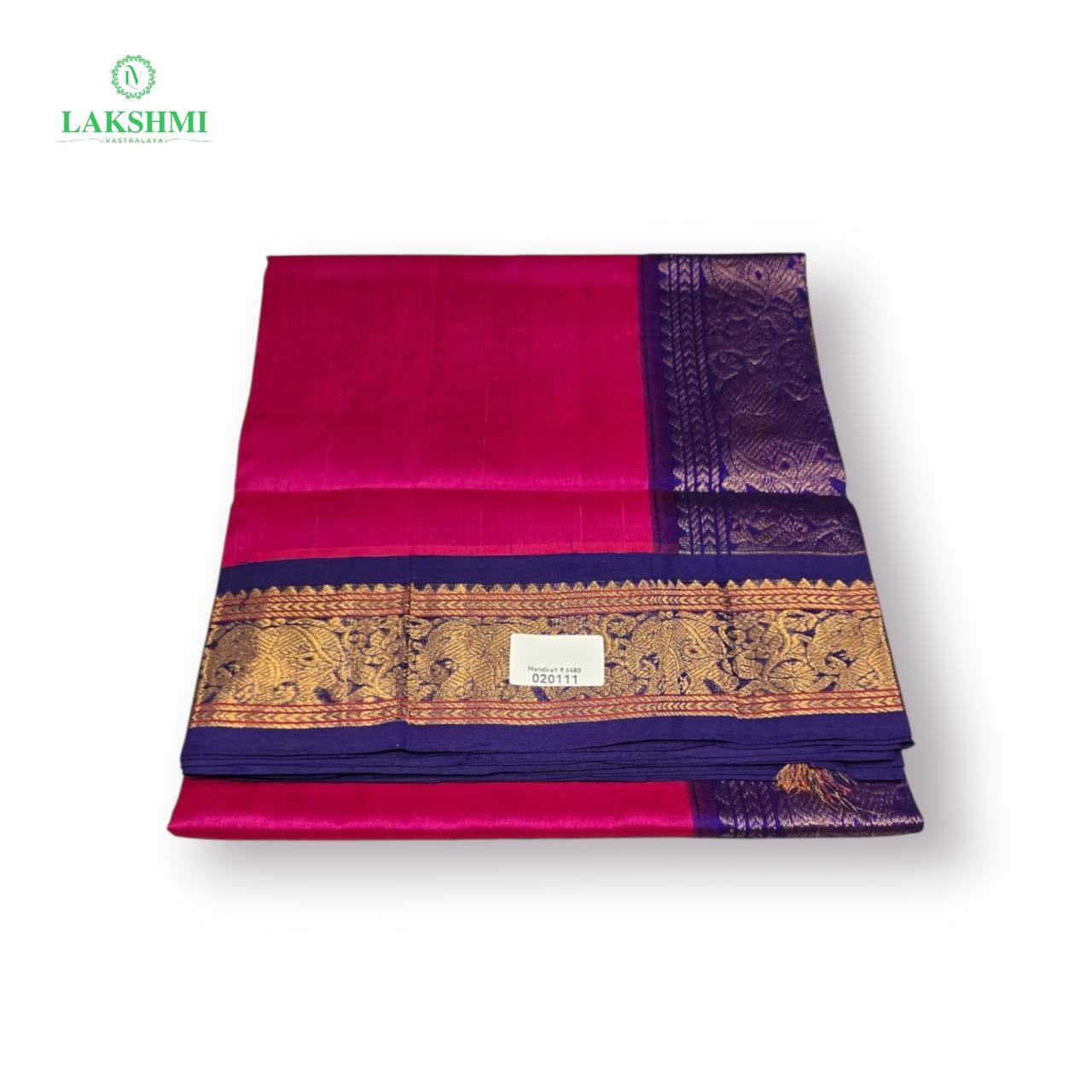 Mandira – Pure Handloom Silk Cotton 6 Yards - 020111