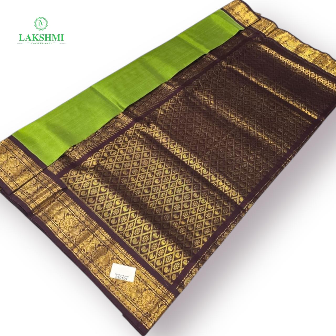 Mandira – Pure Handloom Silk Cotton 6 Yards - 020109