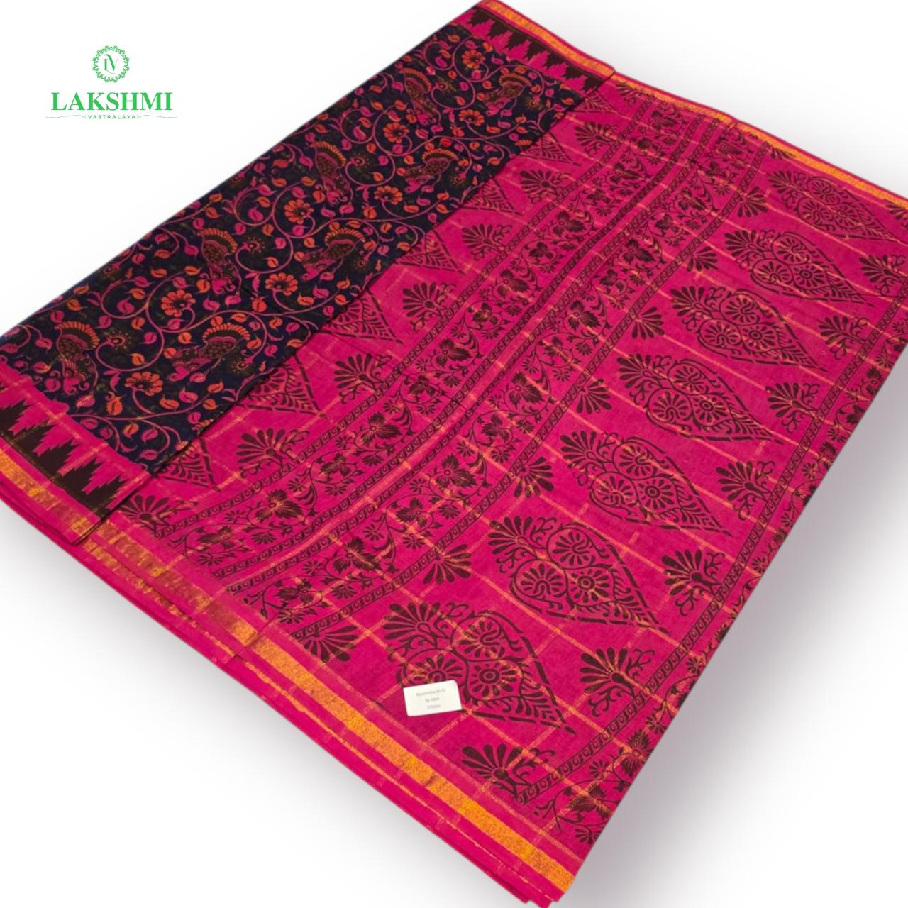 Kalamritha Kalamkari Sungudi 10.5Y