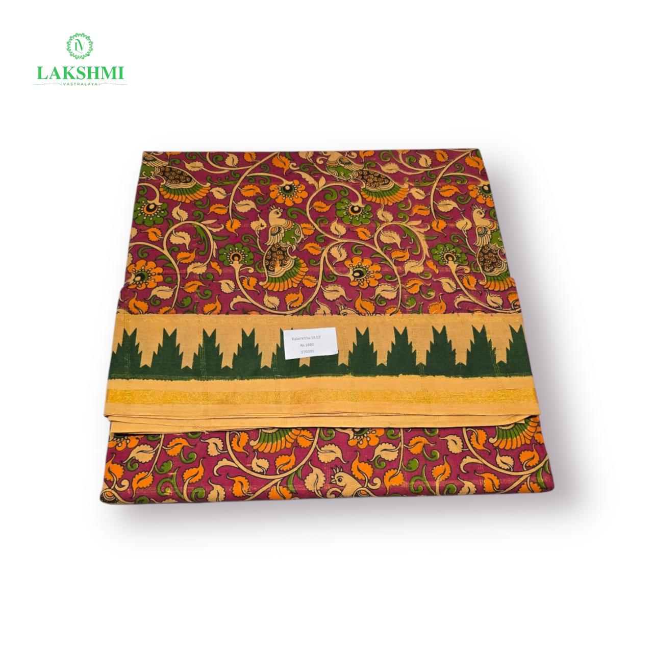 Kalamritha Kalamkari Sungudi 10.5Y