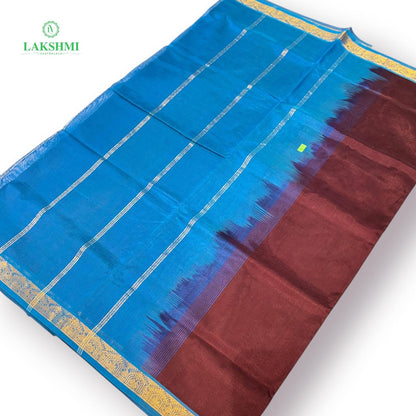 Desh Pure Handloom Silk Cotton ~10.5 Yards Seer Pallu