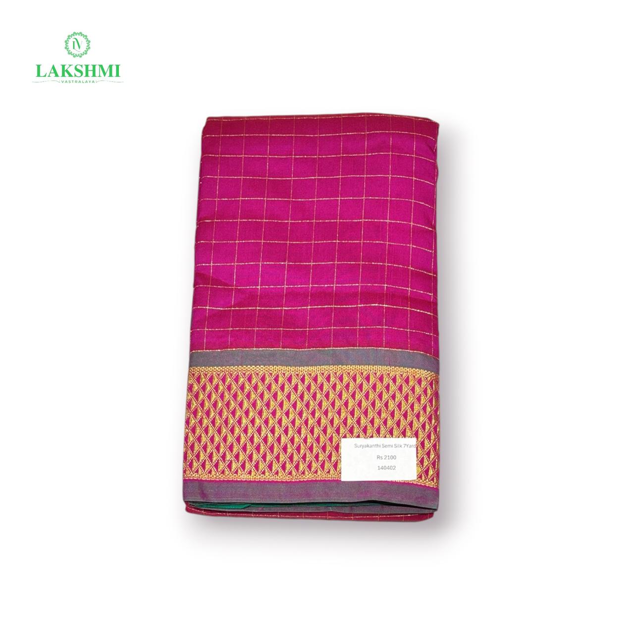 Suryakanthi Semi Silk 7Yards - 140402