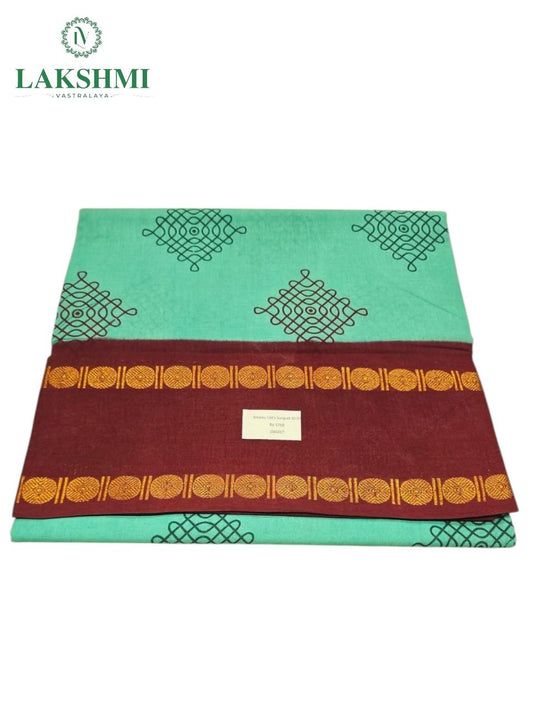 Ambika 100's Count 10.5 Yards Sungudi Cotton - 290316