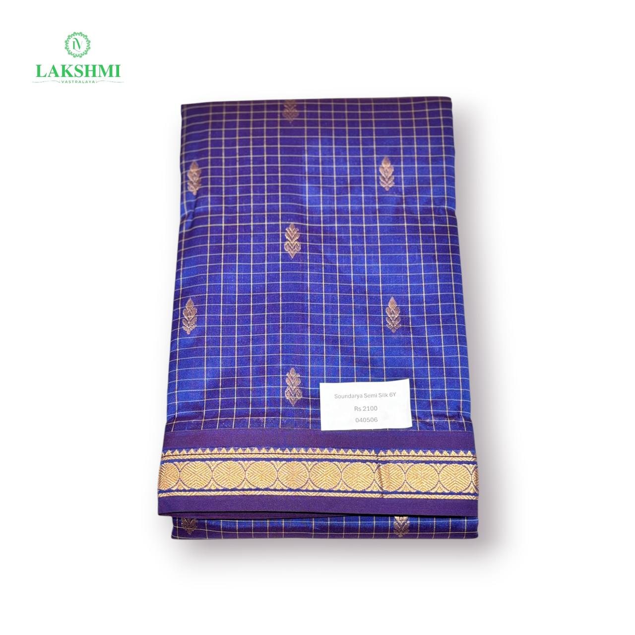 Soundarya Semi Silk 6 Yards - 0405056