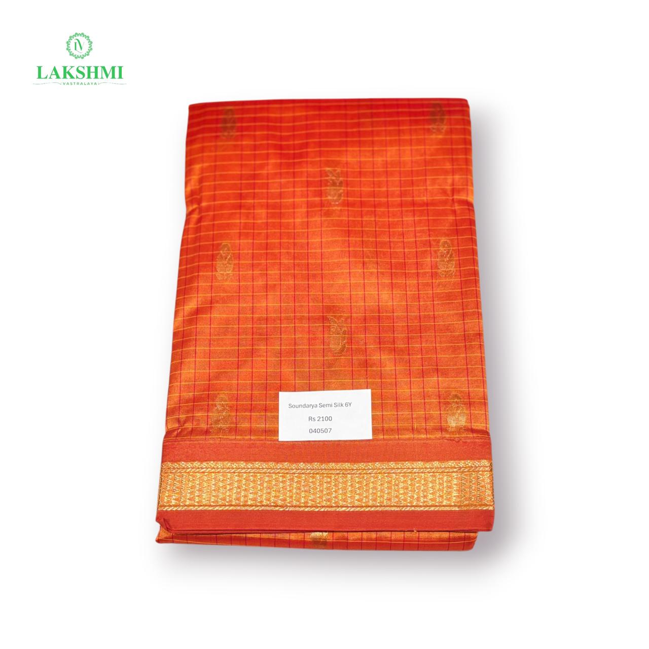 Soundarya Semi Silk 6 Yards - 0405057