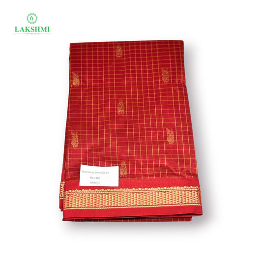 Soundarya Semi Silk 6 Yards - 040504
