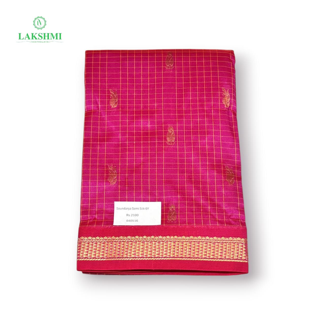 Soundarya Semi Silk 6 Yards - 040516