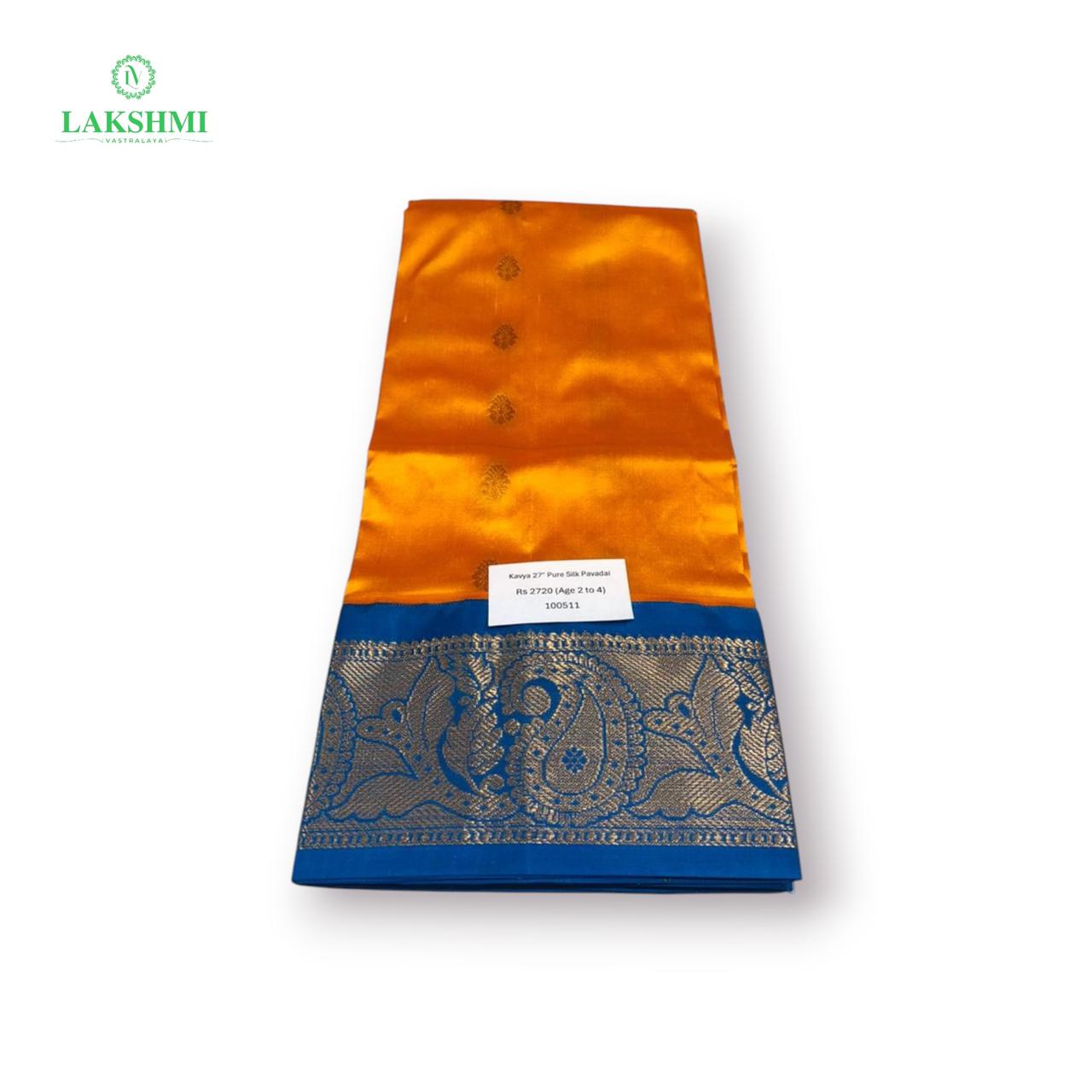 Kavya 27" Pure Silk Ideal Age (2 to 4) - 100511