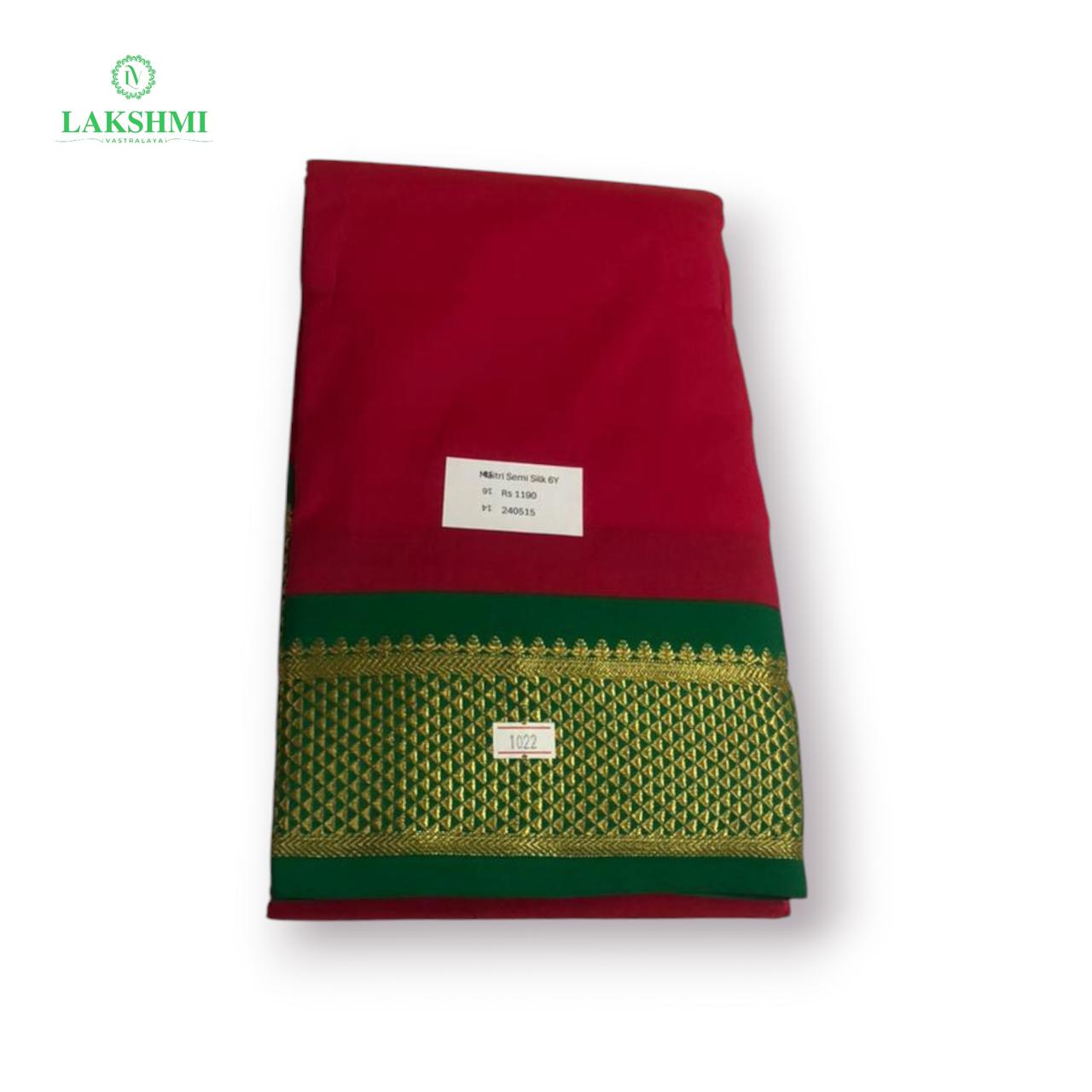 Maitri Semi Silk 6 Yards 240515