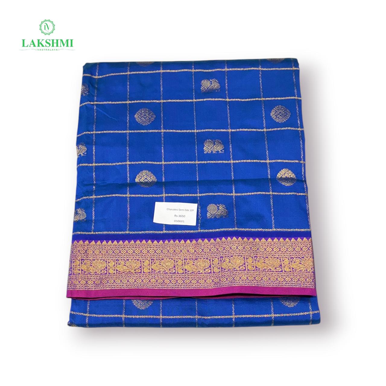 Charukesi Semi Silk 10 Yards - 050601