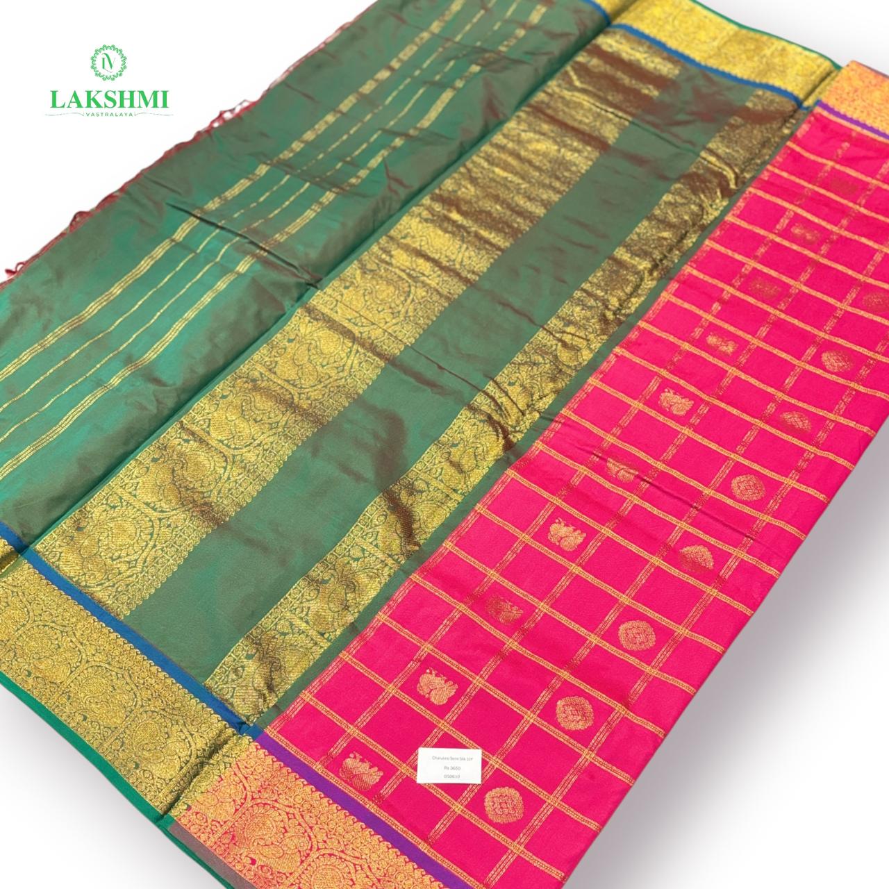 Charukesi Semi Silk 10 Yards - 050610