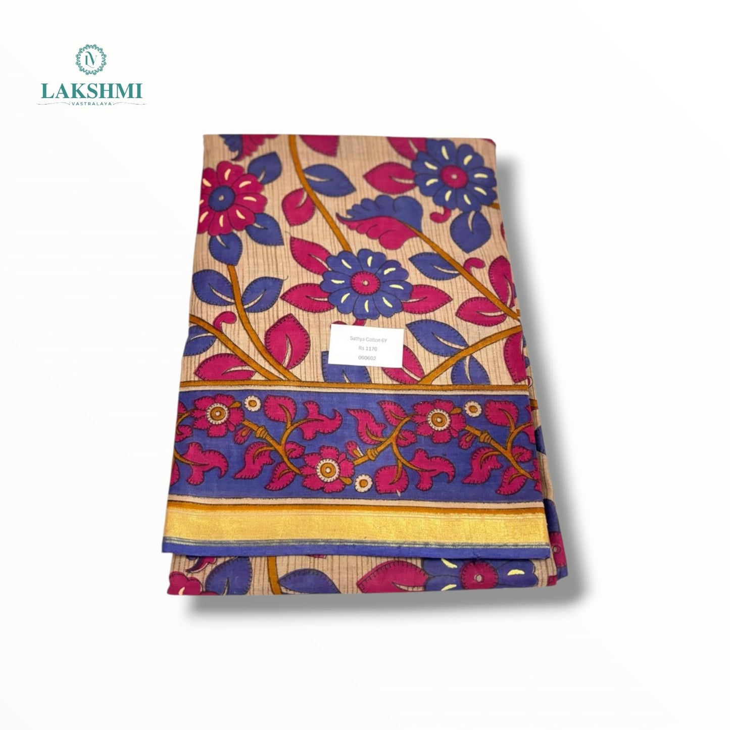 Sathya Cotton With Blouse 6Y - 060602
