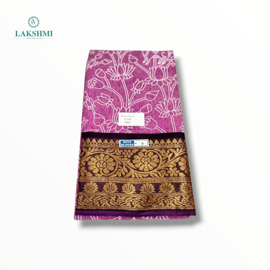 Sathya Cotton With Blouse 6Y - 060607