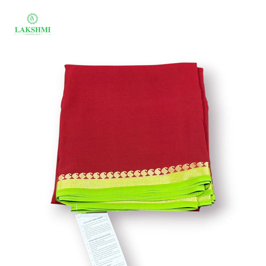 Chithrambai Pure Mysore Silk - 6 Yards