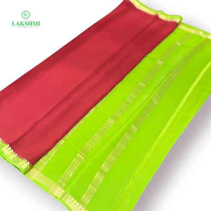 Chithrambari Pure Mysore Silk - 6 Yards