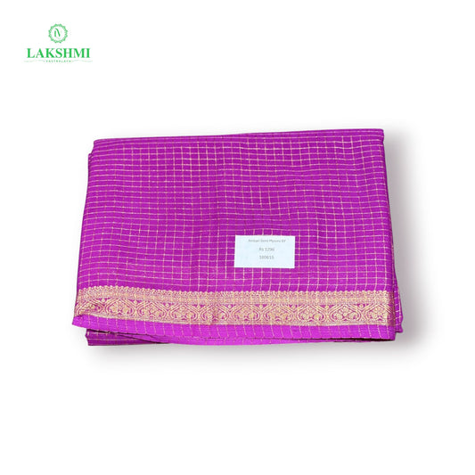 Ambari Semi Crepe Checks - 6Y - 180615