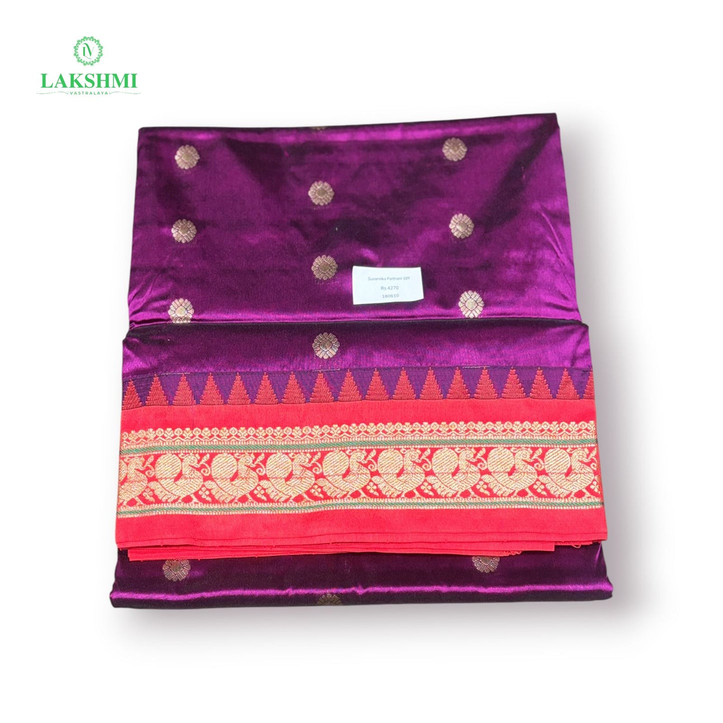 Suvarnika Semi Crepe Paithani 10Y - 180610