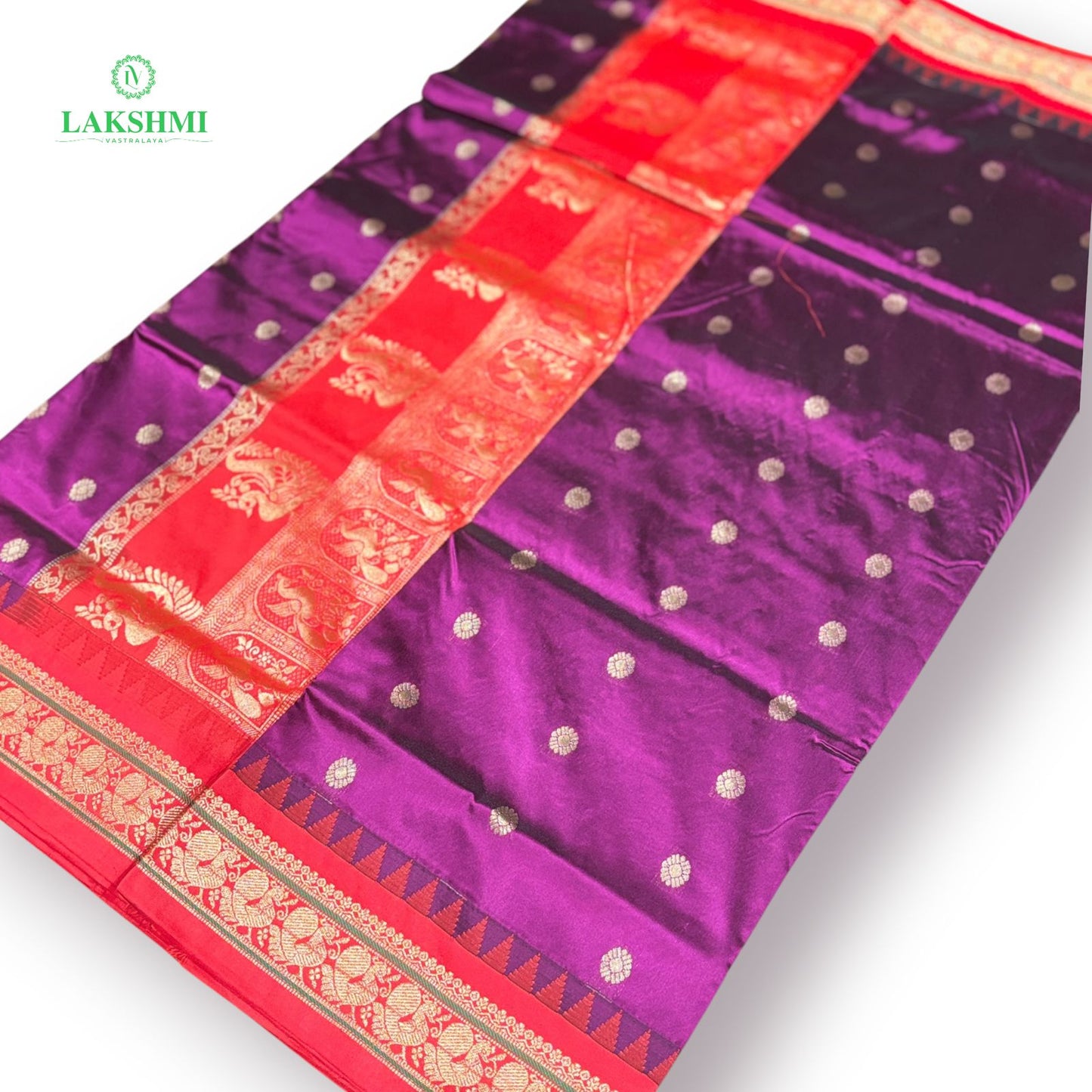 Suvarnika Semi Crepe Paithani 10Y - 180610