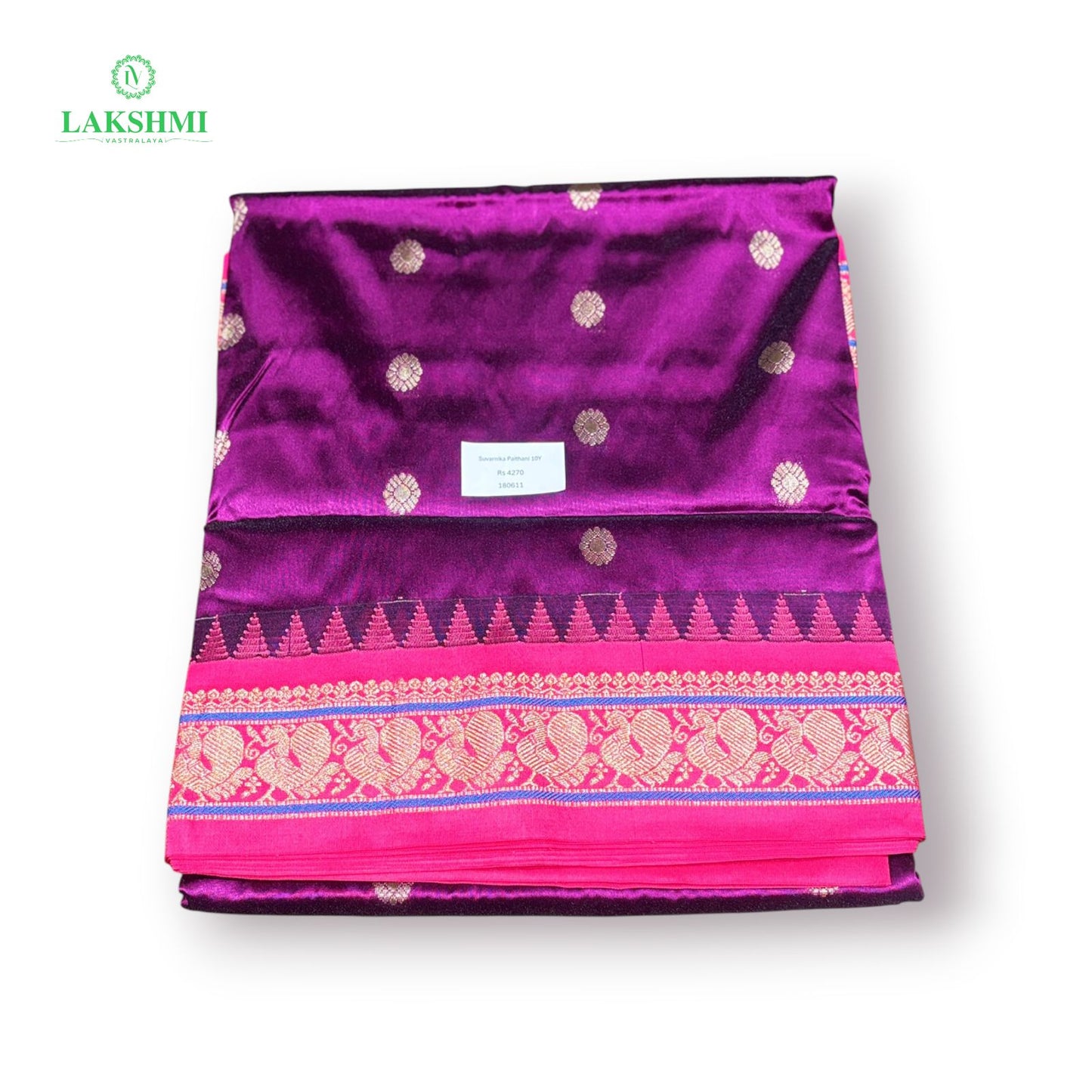 Suvarnika Semi Crepe Paithani 10Y - 180611