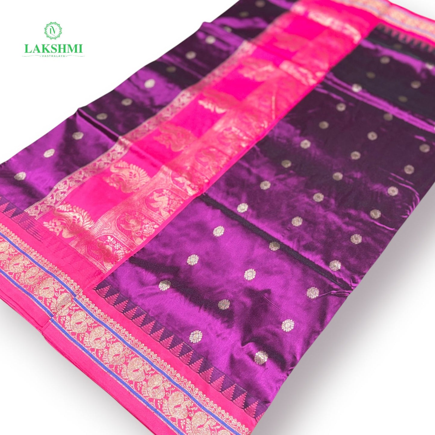 Suvarnika Semi Crepe Paithani 10Y - 180611