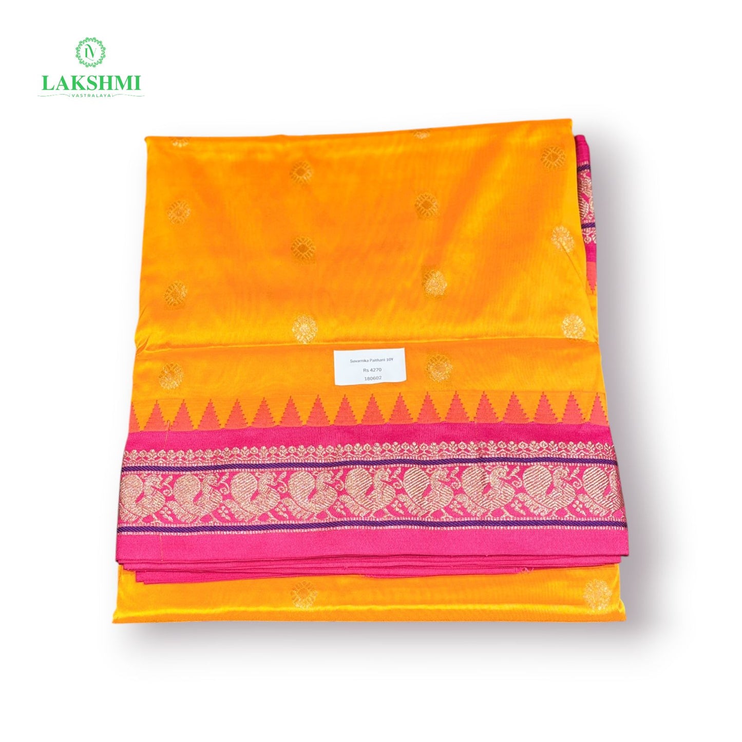 Suvarnika Semi Crepe Paithani 10Y - 180602
